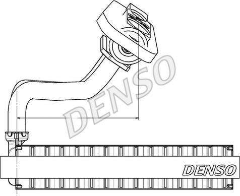 Denso DEV09020 - Verdampfer, Klimaanlage alexcarstop-ersatzteile.com