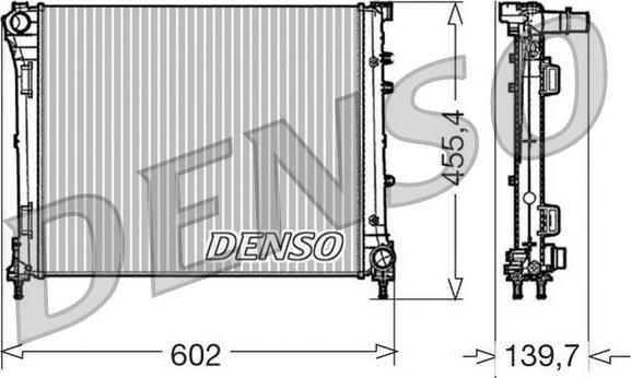 Denso DRM09162 - Kühler, Motorkühlung alexcarstop-ersatzteile.com