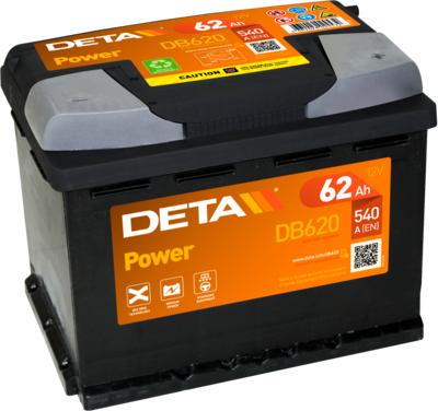 DETA DB620 - Starterbatterie alexcarstop-ersatzteile.com