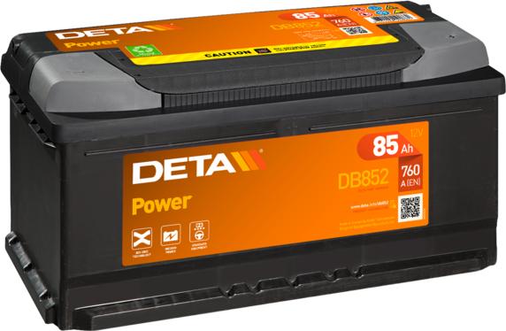 DETA DB852 - Starterbatterie alexcarstop-ersatzteile.com