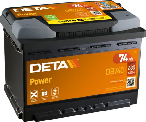 DETA DB740 - Starterbatterie alexcarstop-ersatzteile.com