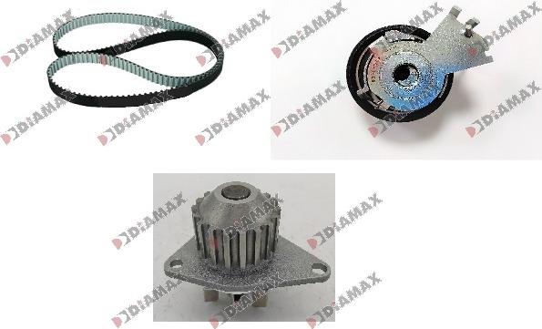 Diamax A6022WP - Wasserpumpe + Zahnriemensatz alexcarstop-ersatzteile.com