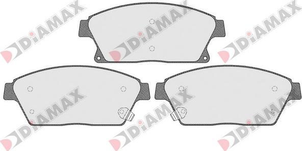 Diamax N09491 - Bremsbelagsatz, Scheibenbremse alexcarstop-ersatzteile.com