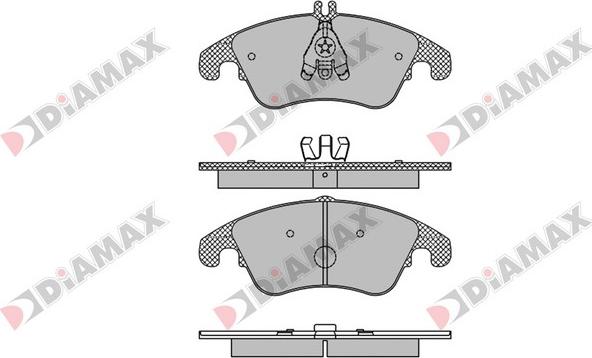 Diamax N09441 - Bremsbelagsatz, Scheibenbremse alexcarstop-ersatzteile.com