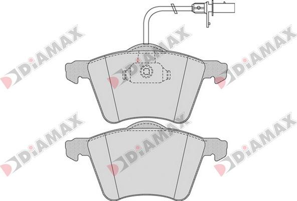 Diamax N09549 - Bremsbelagsatz, Scheibenbremse alexcarstop-ersatzteile.com