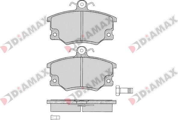 Diamax N09628 - Bremsbelagsatz, Scheibenbremse alexcarstop-ersatzteile.com