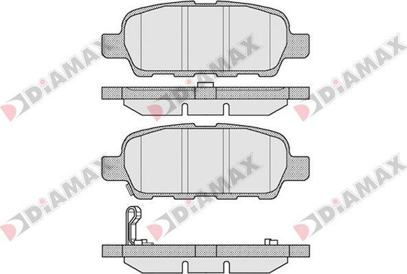 Diamax N09099 - Bremsbelagsatz, Scheibenbremse alexcarstop-ersatzteile.com