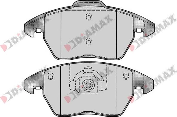 Diamax N09094 - Bremsbelagsatz, Scheibenbremse alexcarstop-ersatzteile.com