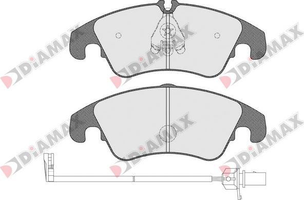 Diamax N09068A - Bremsbelagsatz, Scheibenbremse alexcarstop-ersatzteile.com