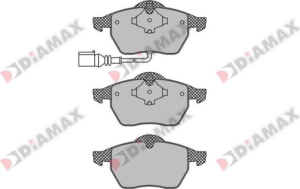 Diamax N09088 - Bremsbelagsatz, Scheibenbremse alexcarstop-ersatzteile.com