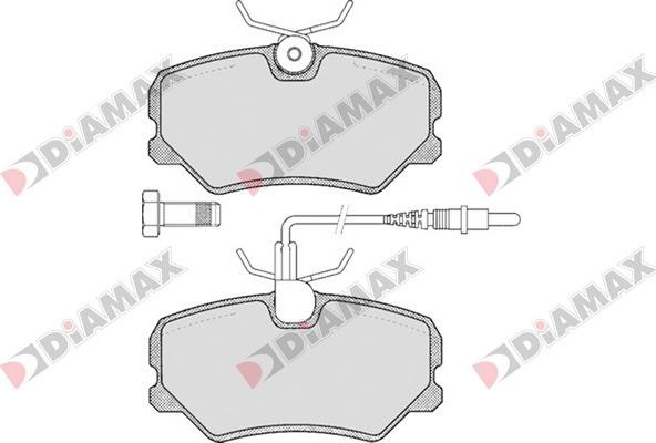 Diamax N09070 - Bremsbelagsatz, Scheibenbremse alexcarstop-ersatzteile.com