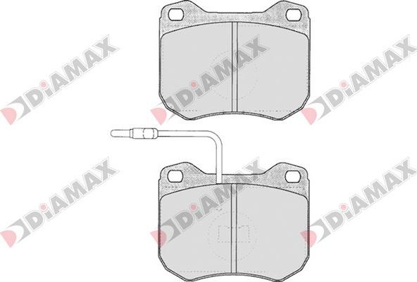 Diamax N09077 - Bremsbelagsatz, Scheibenbremse alexcarstop-ersatzteile.com