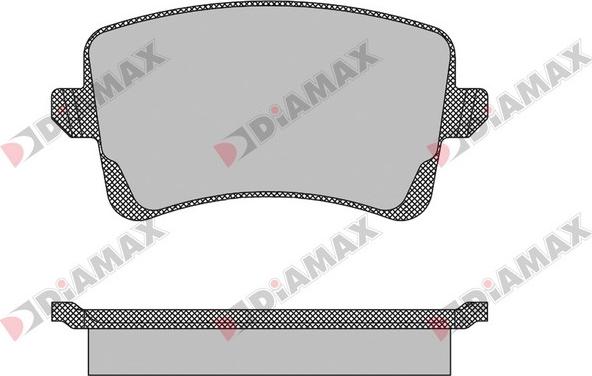 Diamax N09141 - Bremsbelagsatz, Scheibenbremse alexcarstop-ersatzteile.com