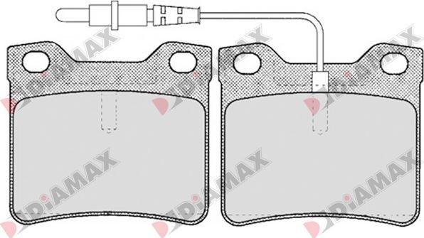 Diamax N09133 - Bremsbelagsatz, Scheibenbremse alexcarstop-ersatzteile.com