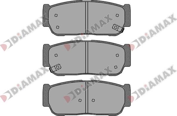 Diamax N09839 - Bremsbelagsatz, Scheibenbremse alexcarstop-ersatzteile.com