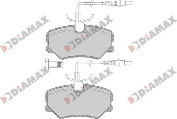 Diamax N09836 - Bremsbelagsatz, Scheibenbremse alexcarstop-ersatzteile.com