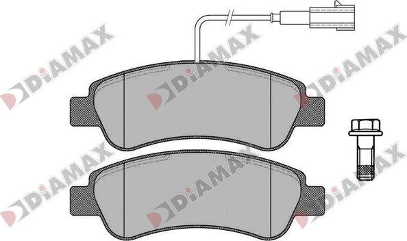 Diamax N09829 - Bremsbelagsatz, Scheibenbremse alexcarstop-ersatzteile.com