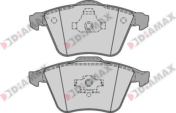 Diamax N09397 - Bremsbelagsatz, Scheibenbremse alexcarstop-ersatzteile.com