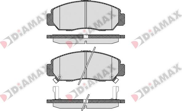 Diamax N09312 - Bremsbelagsatz, Scheibenbremse alexcarstop-ersatzteile.com