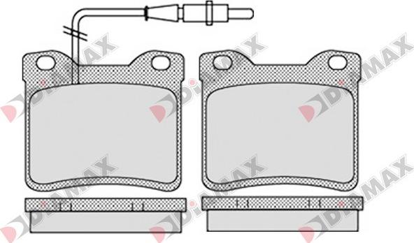 Diamax N09338 - Bremsbelagsatz, Scheibenbremse alexcarstop-ersatzteile.com