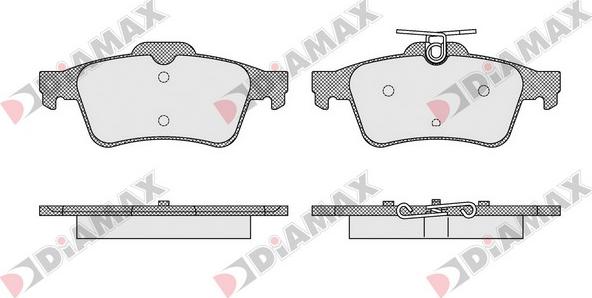 Diamax N09261 - Bremsbelagsatz, Scheibenbremse alexcarstop-ersatzteile.com