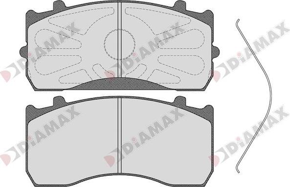 Diamax N09263 - Bremsbelagsatz, Scheibenbremse alexcarstop-ersatzteile.com