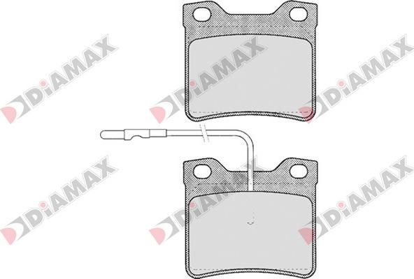 Diamax N09203 - Bremsbelagsatz, Scheibenbremse alexcarstop-ersatzteile.com