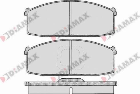 Diamax N09202 - Bremsbelagsatz, Scheibenbremse alexcarstop-ersatzteile.com