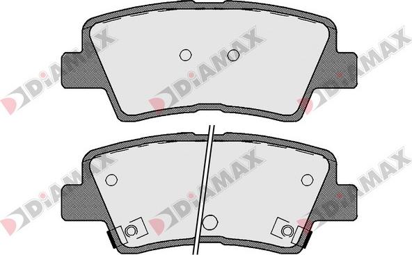 Diamax N09277 - Bremsbelagsatz, Scheibenbremse alexcarstop-ersatzteile.com