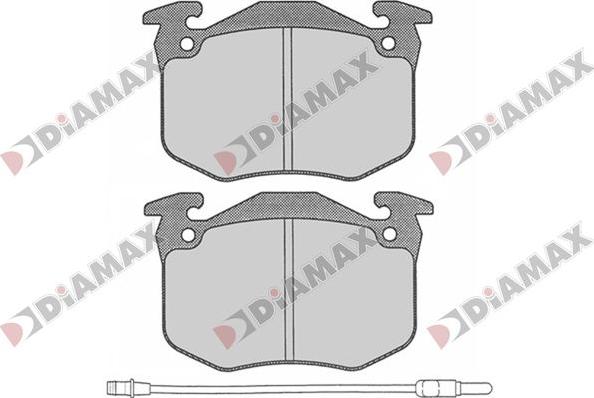 Diamax N09790 - Bremsbelagsatz, Scheibenbremse alexcarstop-ersatzteile.com