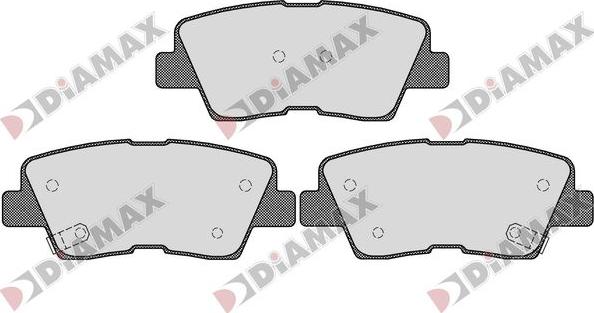 Diamax N09767 - Bremsbelagsatz, Scheibenbremse alexcarstop-ersatzteile.com