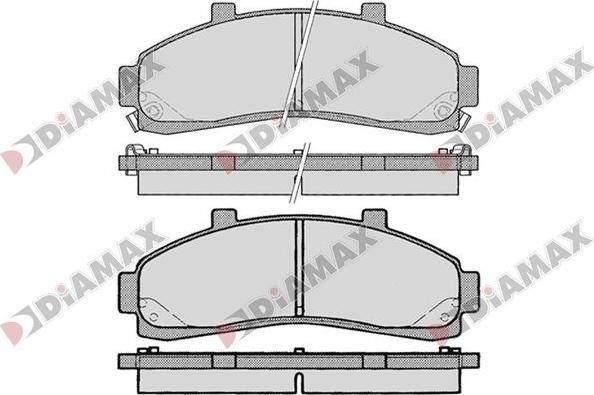 Diamax N09776 - Bremsbelagsatz, Scheibenbremse alexcarstop-ersatzteile.com