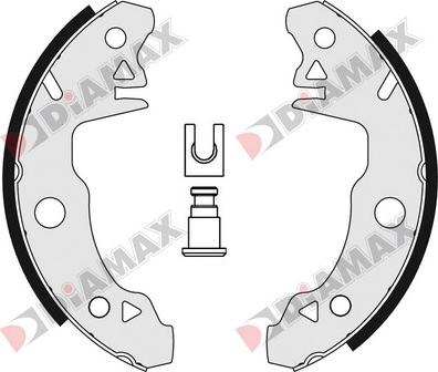 Diamax N01006 - Bremsbackensatz alexcarstop-ersatzteile.com