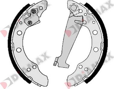 Diamax N01117 - Bremsbackensatz alexcarstop-ersatzteile.com