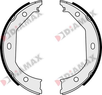 Diamax N01309 - Bremsbackensatz, Feststellbremse alexcarstop-ersatzteile.com