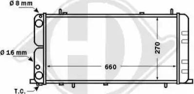 Diederichs 8501465 - Kühler, Motorkühlung alexcarstop-ersatzteile.com