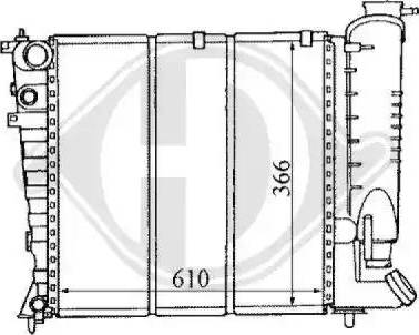 Diederichs 8104149 - Kühler, Motorkühlung alexcarstop-ersatzteile.com