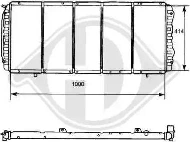 Diederichs 8104164 - Kühler, Motorkühlung alexcarstop-ersatzteile.com