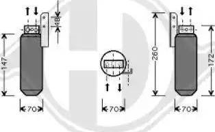 Diederichs 8182403 - Trockner, Klimaanlage alexcarstop-ersatzteile.com