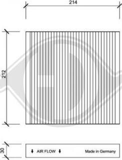 Diederichs DCI0050 - Filter, Innenraumluft alexcarstop-ersatzteile.com