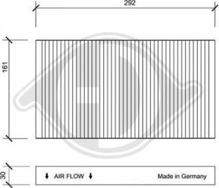 Diederichs DCI0015 - Filter, Innenraumluft alexcarstop-ersatzteile.com