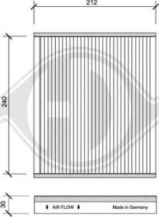 Diederichs DCI0087 - Filter, Innenraumluft alexcarstop-ersatzteile.com