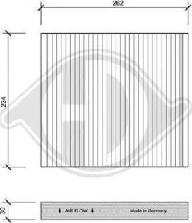 Diederichs DCI0033 - Filter, Innenraumluft alexcarstop-ersatzteile.com