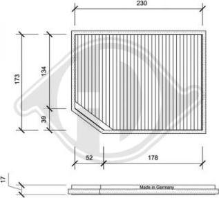 Diederichs DCI0022 - Filter, Innenraumluft alexcarstop-ersatzteile.com