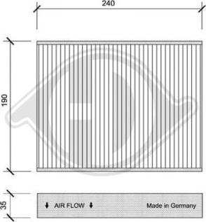 Diederichs DCI0074 - Filter, Innenraumluft alexcarstop-ersatzteile.com