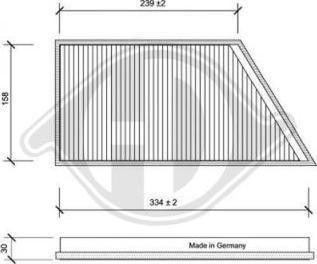 Diederichs DCI0072 - Filter, Innenraumluft alexcarstop-ersatzteile.com