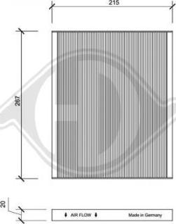 Diederichs DCI0149 - Filter, Innenraumluft alexcarstop-ersatzteile.com