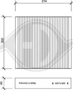 Diederichs DCI0137 - Filter, Innenraumluft alexcarstop-ersatzteile.com