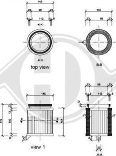 Diederichs DCI0817 - Filter, Innenraumluft alexcarstop-ersatzteile.com