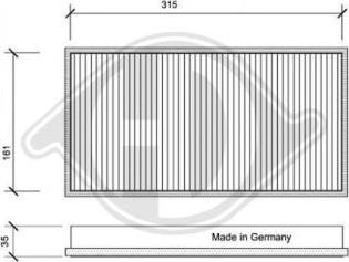 Diederichs DCI1049 - Filter, Innenraumluft alexcarstop-ersatzteile.com